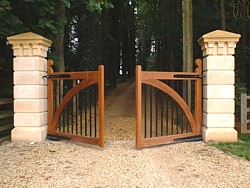 Estate gates underground automation