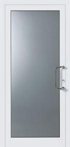 hormann style 100 plain style glazed front door