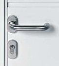 side door handle and lock