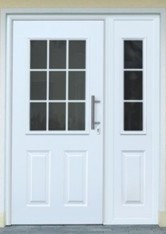 classic range door with half glazed side element
