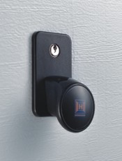 Black, Synthetic Plastic Handle - Hormann Sectional Garage Doors 