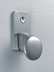 Polished Stainless Steel Handle - Hormann LPU 42 Sectional Garage Door