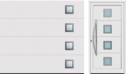 designer sectional door and entrance door from hormann