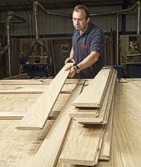 Oak garage doors construction