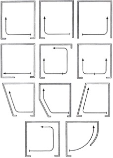 round the corner garage door options for tracking