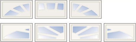 Plastic Windows (sunrise) - Ryterna Side Hinged Garage Doors