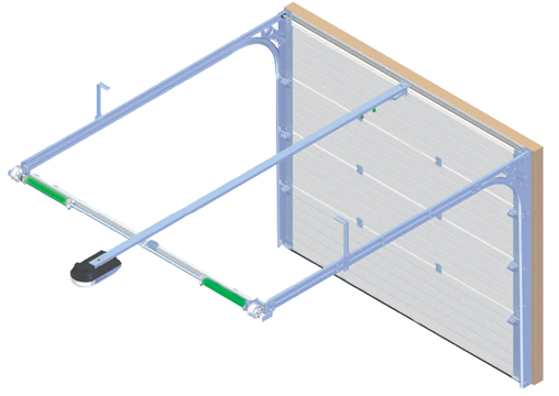 SeceuroGlide Sectional Compact System Diagram