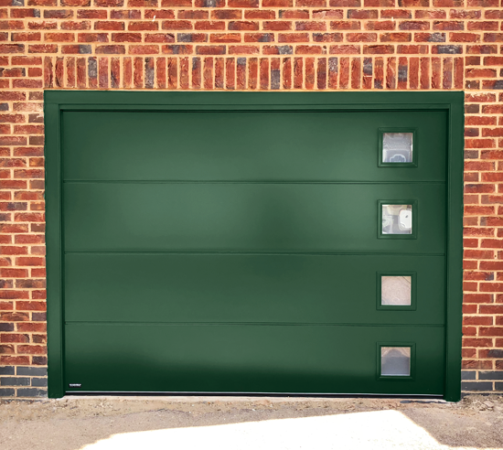 Sleek Carteck Sectional Garage Door 