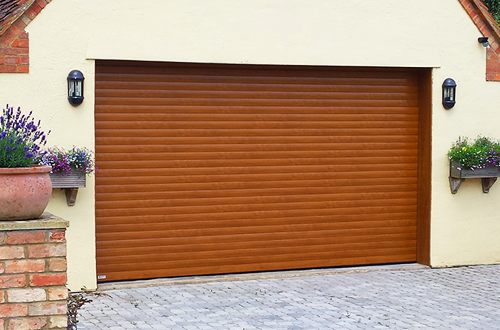 Roller shutter garage door