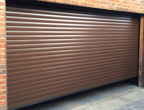 Aluminium roller shutter garage door