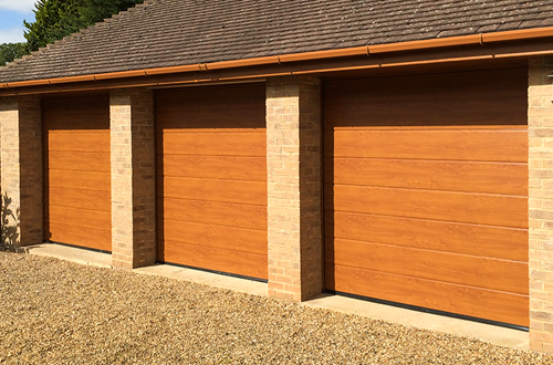 Three Sectional Garage Doors 