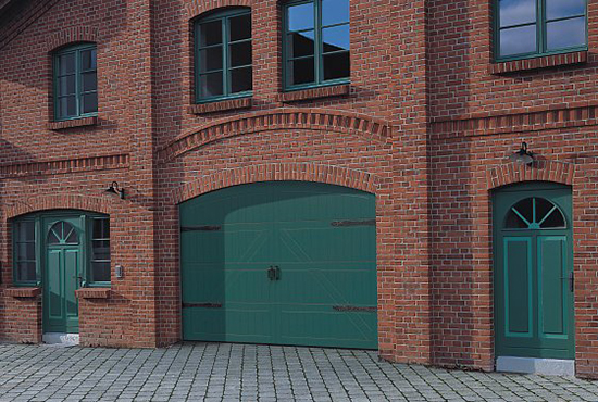 Hormann timber sectional garage door
