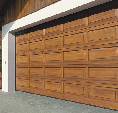 Hormann timber sectional garage door