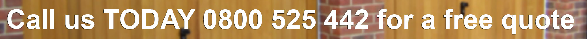 Call The Garage Door Centre today on 0800 525 442