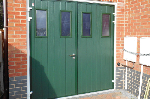 Teckentrup Side Hinged Garage Door with Windows