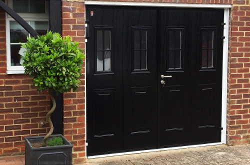 Teckentrup Side Hinged Garage Door with Windows