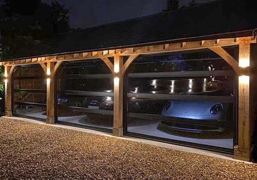 Carteck Vision garage doors for luxury garage