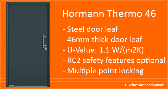 Hormann Thermo 46 front entrance door