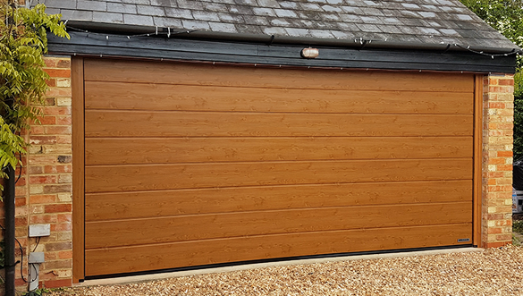 Hormann Woodgrain Sectional Garage Door 