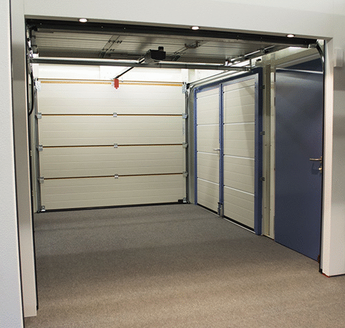 Garage Doors With Pedestrian, Single Electric Garage Door Cost Uk