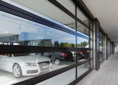 Glass Doors for Car Showroom