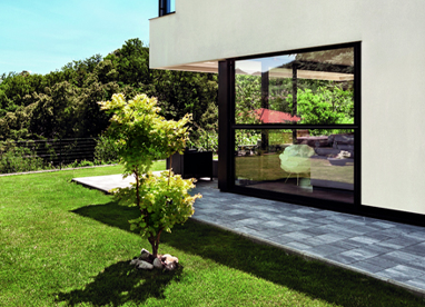 Glass Door from Home to Garden