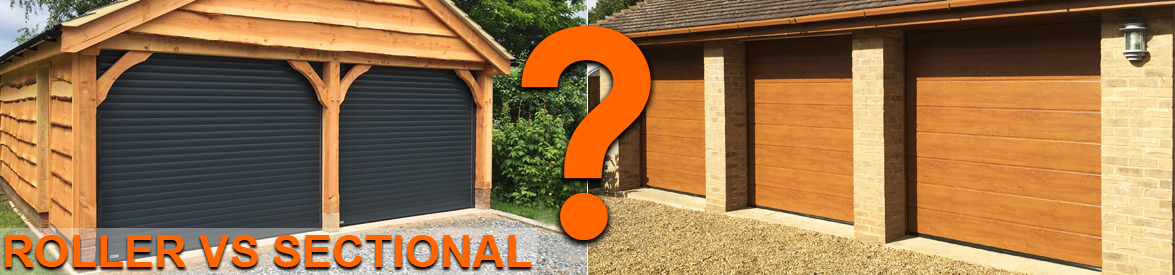 Roller shutter or sectional garage doors 