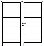 Hormann M-Ribbed Side Hinged garage door