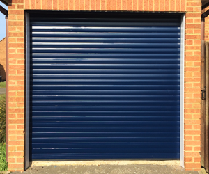 Roller shutter garage door installation by The Garage Door Centre