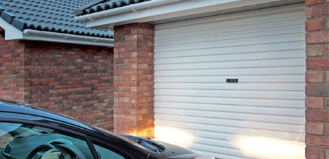 Gliderol steel roller shutter garage door