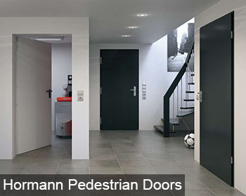 Hormann pedestrian doors from The Garage Door Centre