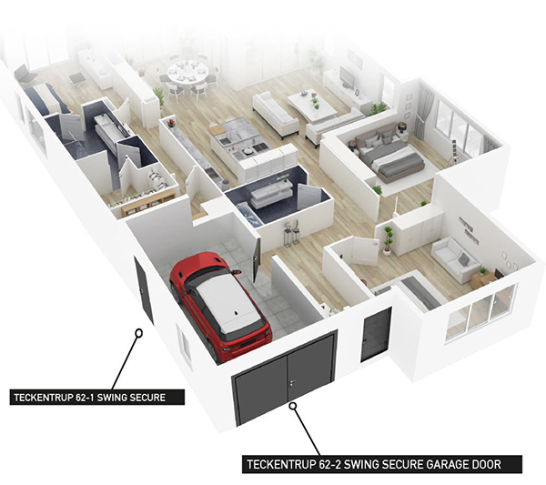 Teckentrup 62-2 Side Hinged Home Floor Plan