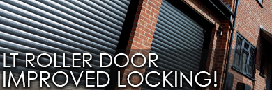 LT roller door improved locking