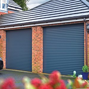 Roller shutter garage door