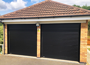 SeceuroGlide Classic Roller Garage Door in Black