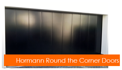 Hormann Round the Corner doors from The Garage Door Centre