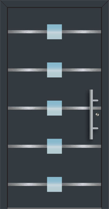 Ryterna RD100 Entrance Doors - Style 254