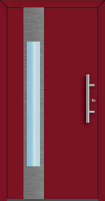 Ryterna RD65 Entrance door, red style 110