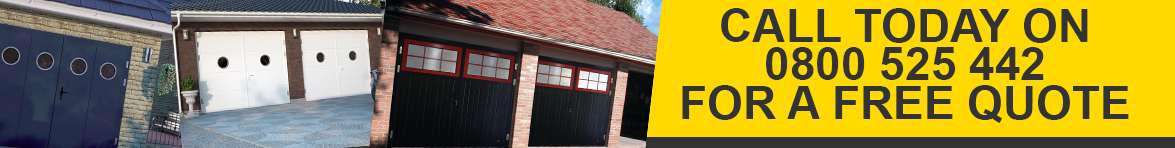 Call Today on 0800 585 442 - The Garage Door Centre