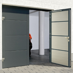 Hormann L Ribbed side hinged garage door