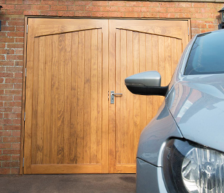 Woodrite Accoya Timber Side Hinged Garage Door