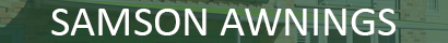 The Garage Door Centre sister company, Samson Awnings