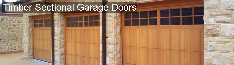 Timber Sectional Garage Doors