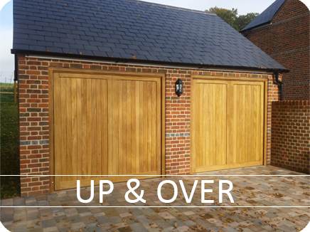 Up and over timber garage doors