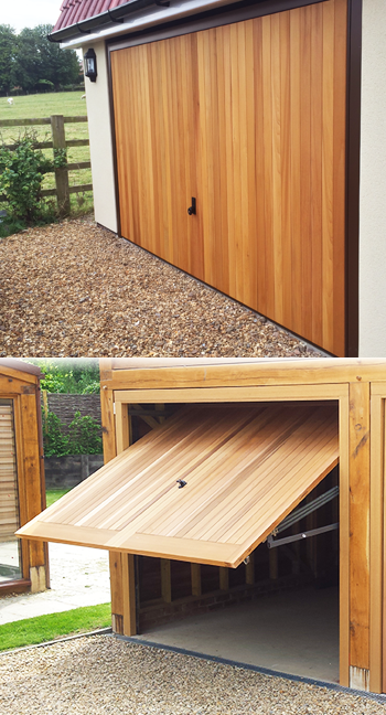 Timber Doors from The Garage Door Centre