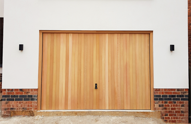 Timber Up and Over Garage Door