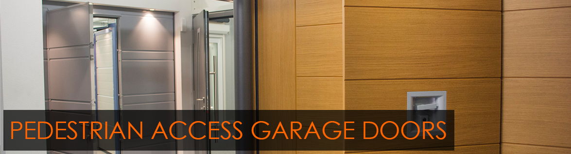 Garage Doors with Pedestrian Access