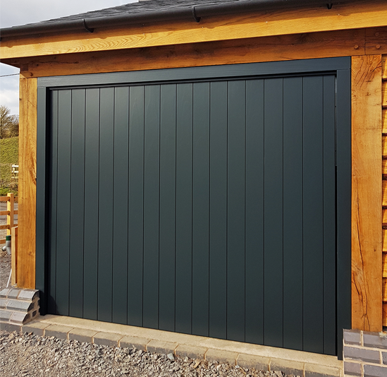 Woodrite Thetford Accoya Up and Over Garage Door