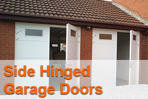 hinged garage doors