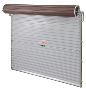 Steel, single skin roller curtain